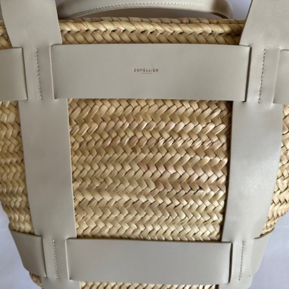 DeMellier Beige and Tan Tote Bag